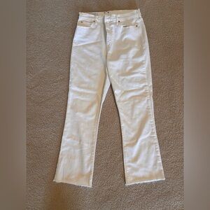 GAP Women's Cream Flare Jeans